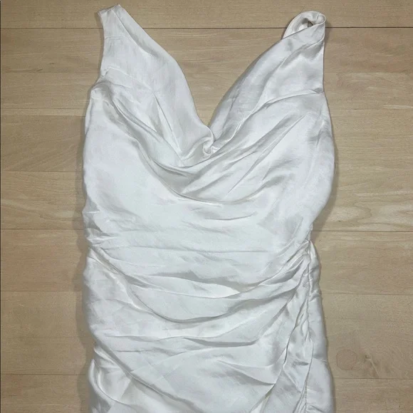 NWT Abercrombie & Fitch Cowl Neck Draped Maxi Dress Sz S - Picture 5 of 9